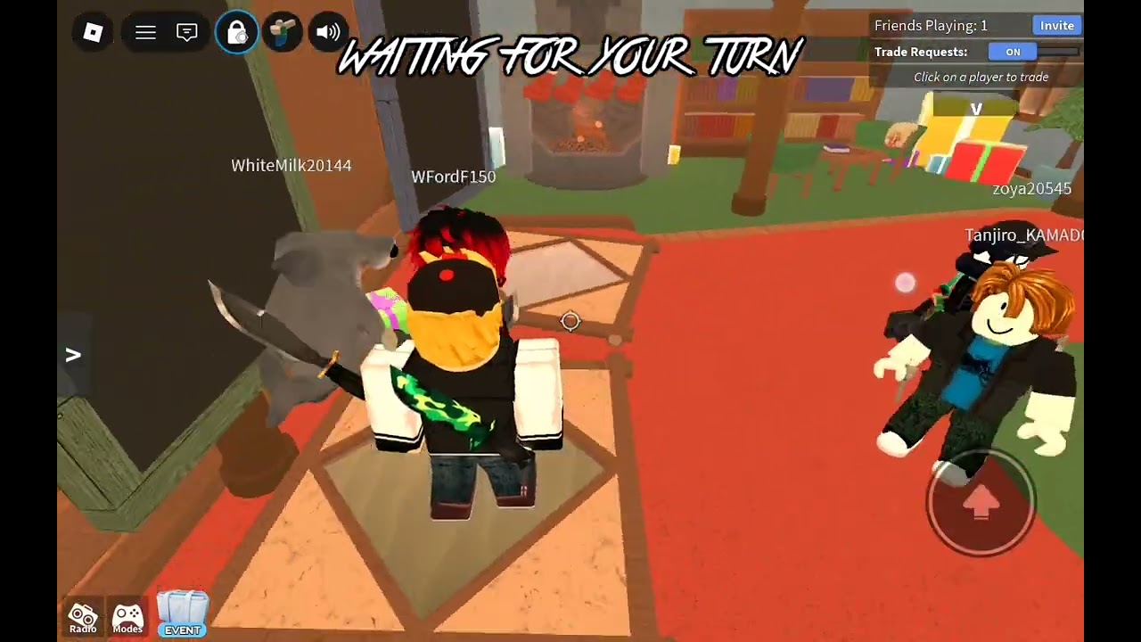 roblox Mm2. Waiting until I crash out :)