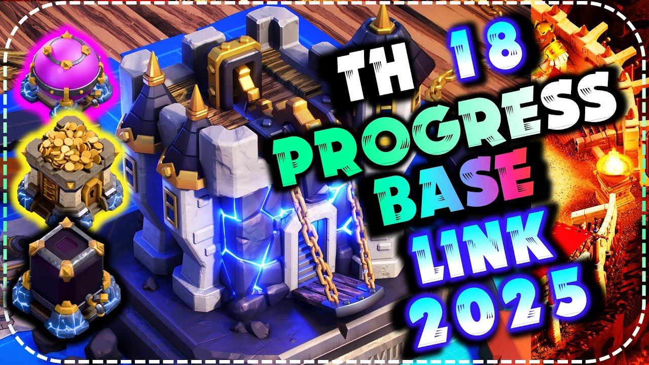 New! TH18 Progress Base and Showcase Base with Link! COC TH18 Funny Troll Base 2025 [Clash Guide]