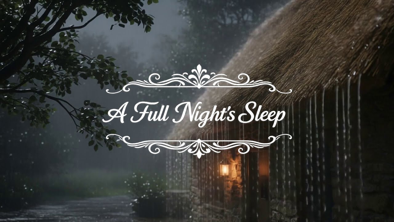 Serene Thunderstorm Sounds – Rain and Thunder for Restful Sleep and Relaxation
