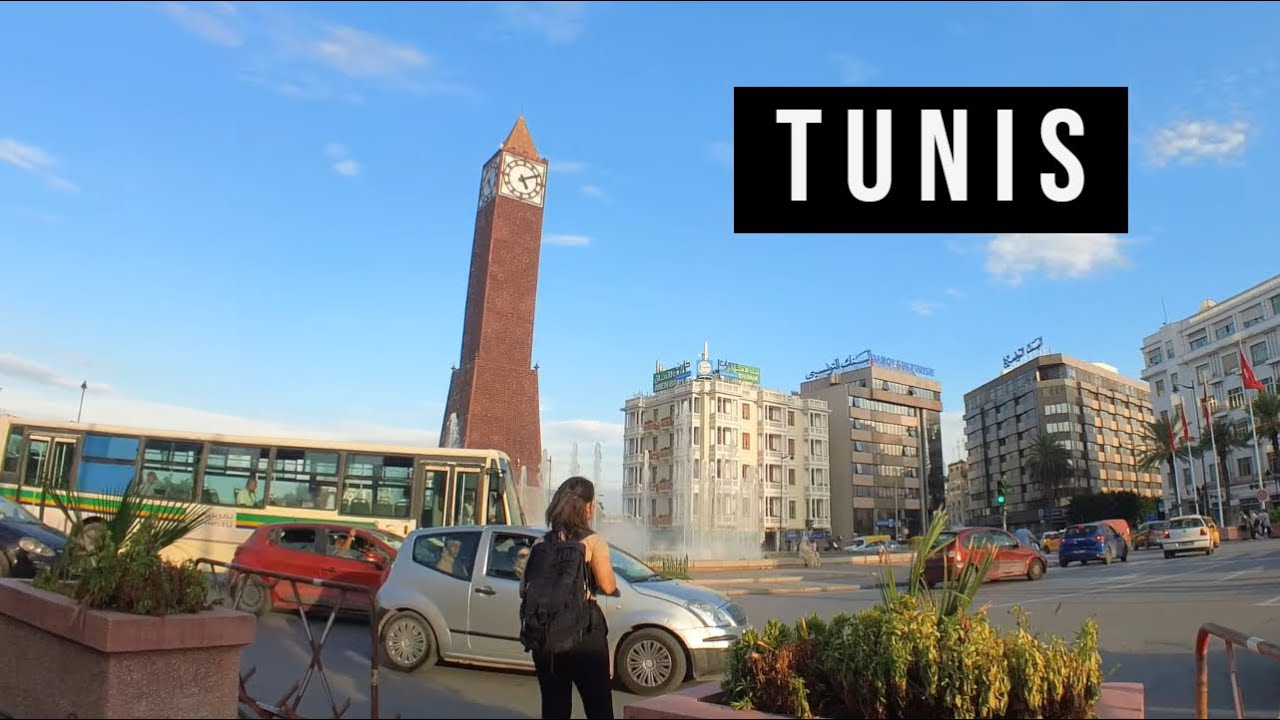 POV: evening walk in downtown Tunis