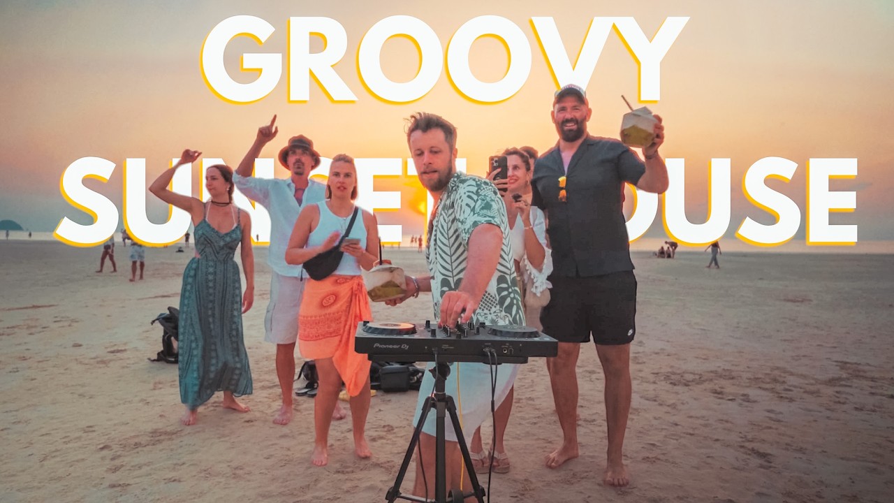 Groovy Sunset House Mix - Summer Chillout Good Vibes