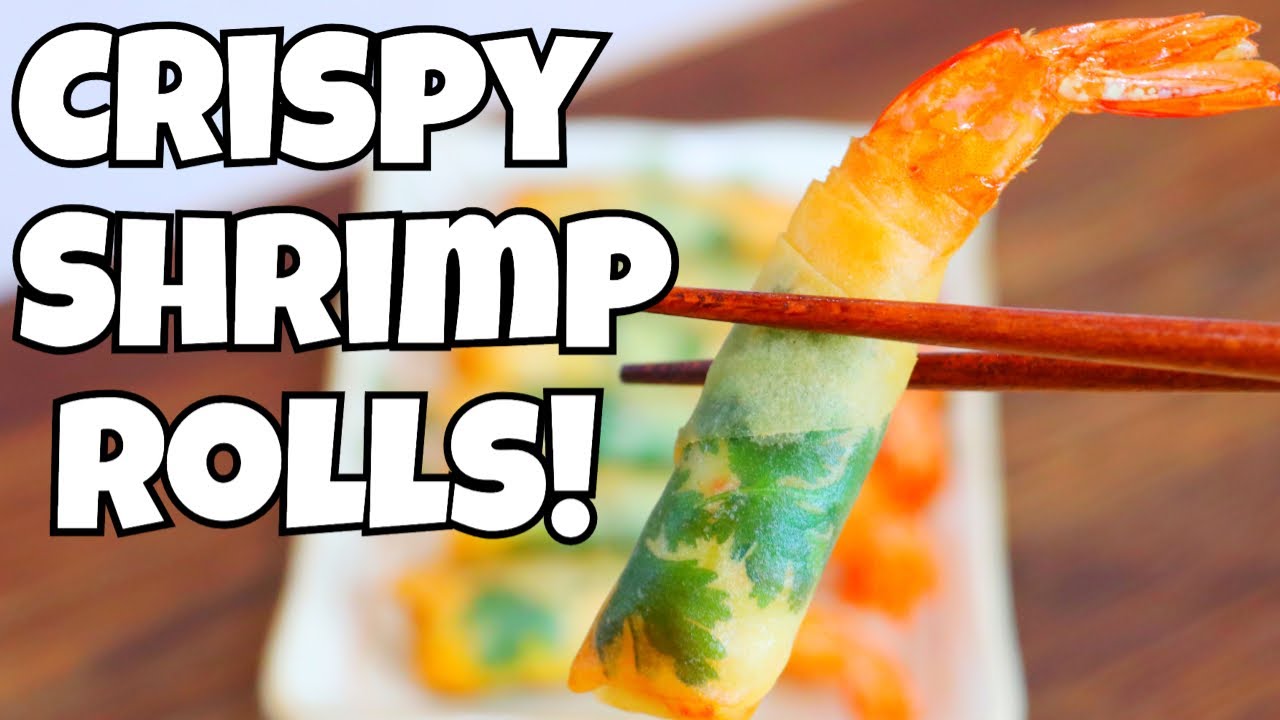 Ultimate Firecracker Shrimp Rolls w/ Cilantro!