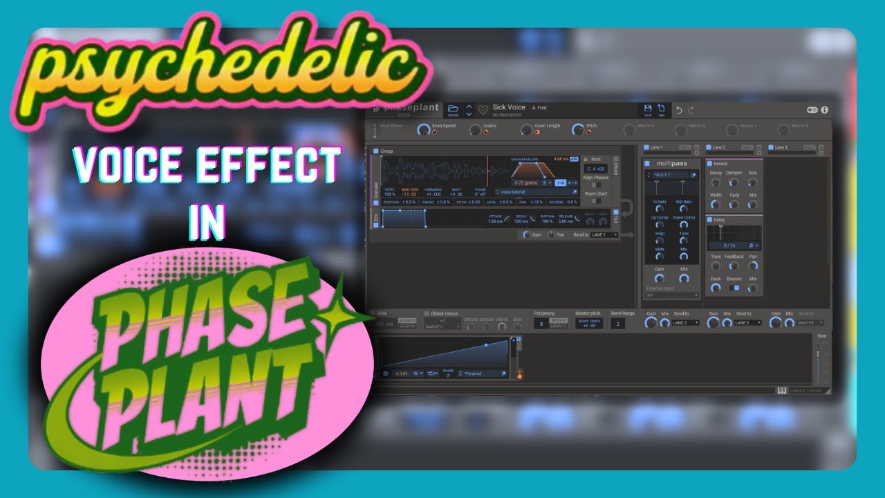 PSYCHEDELIC Voice Effect in PHASEPLANT