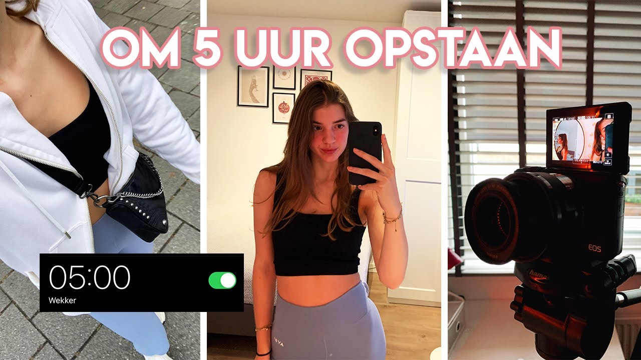 5 AM OCHTEND ROUTINE ☆ Realistisch & Productief | Zenne Bakens