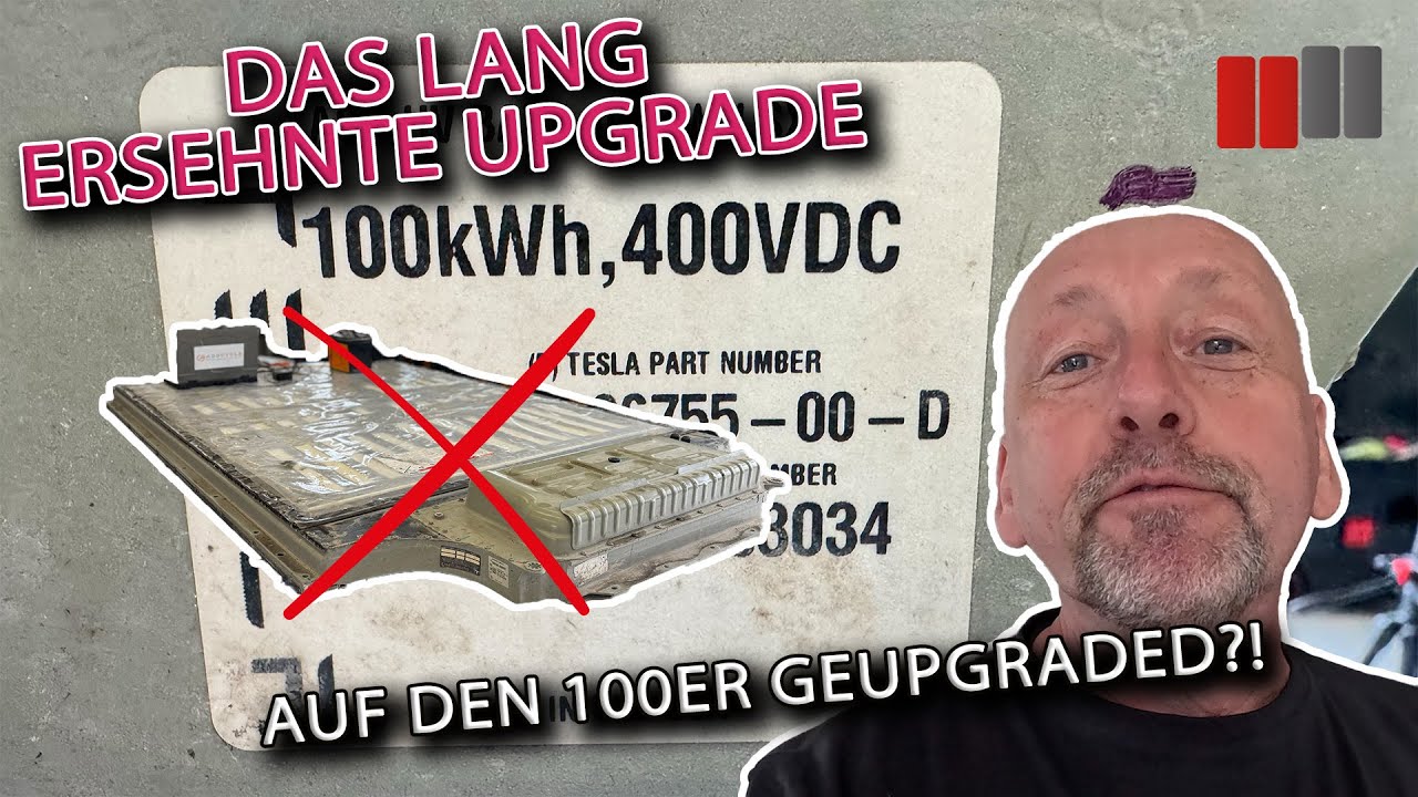 Akkuwechsel S85 auf S 100 - Die Montage des Akkus beim Tesla Model S