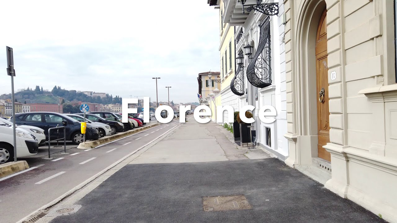 Florence, Italy【Walking Tour】4K
