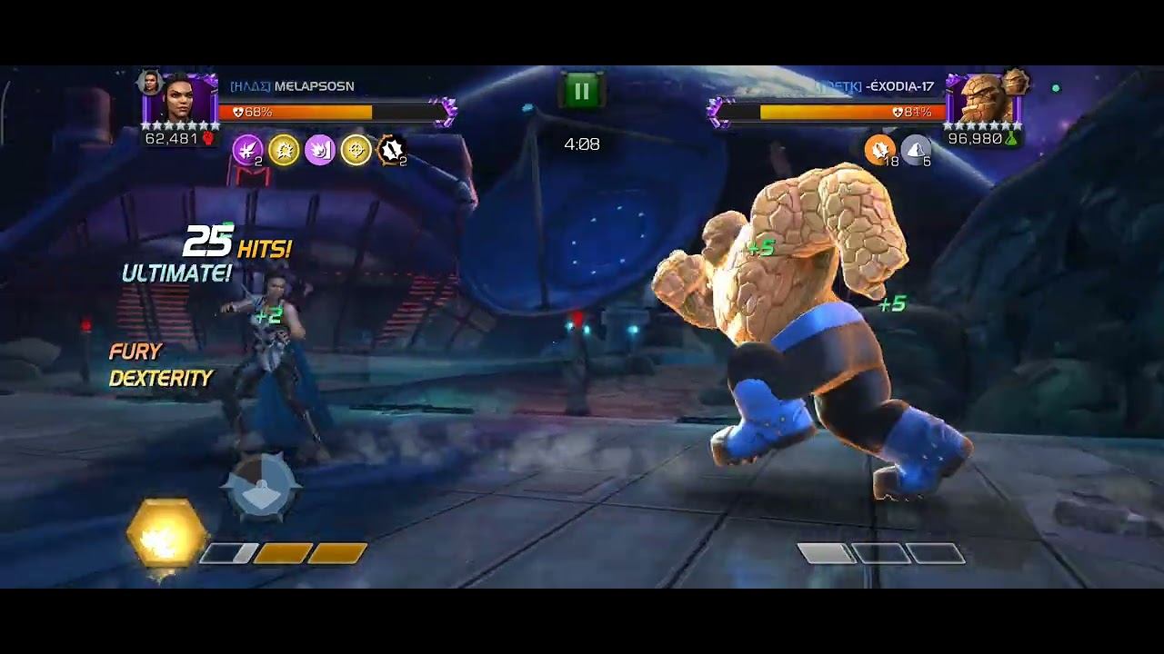 MCOC AW Node 40 - Valkyrie vs Thing