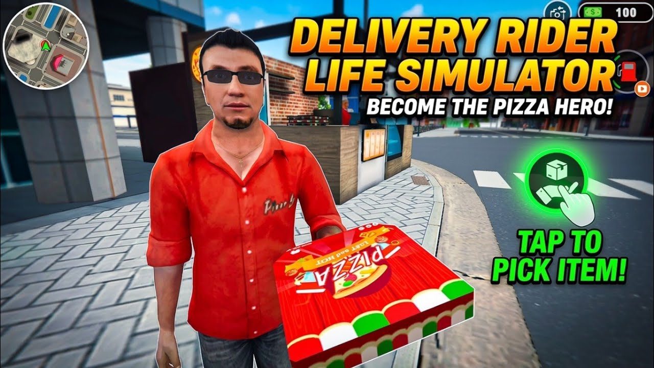 Delivery Rider Life Simulator - food delivery rider simulator #gameplay