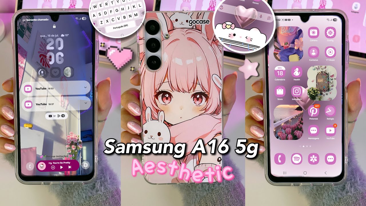 🎀 PERSONALIZAÇÃO NO SAMSUNG A16 5g COM A ONE UI 7