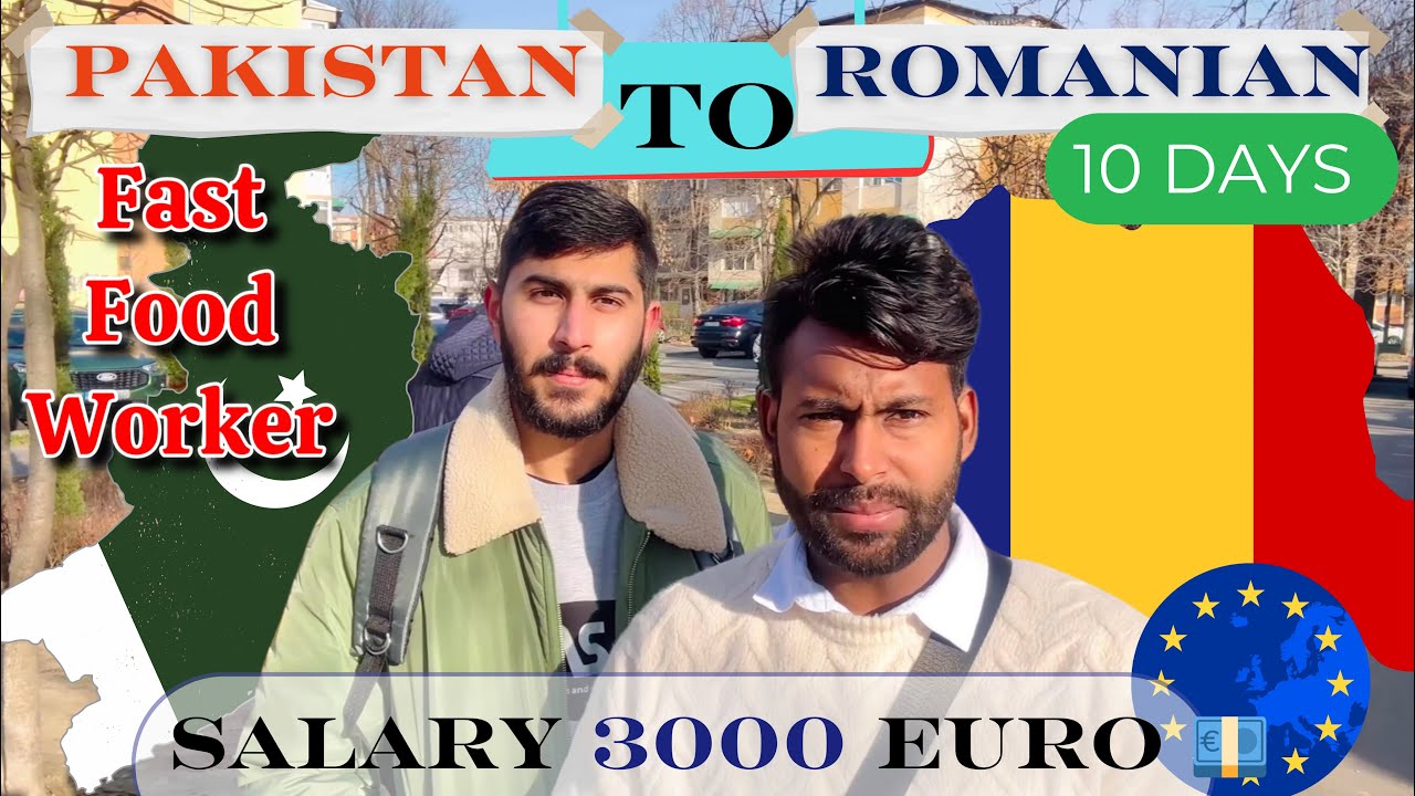 Romania Mein Pakistani 🇵🇰 Fast Food Worker Ki life, Salary, Struggles , challenges Aur Experiences.