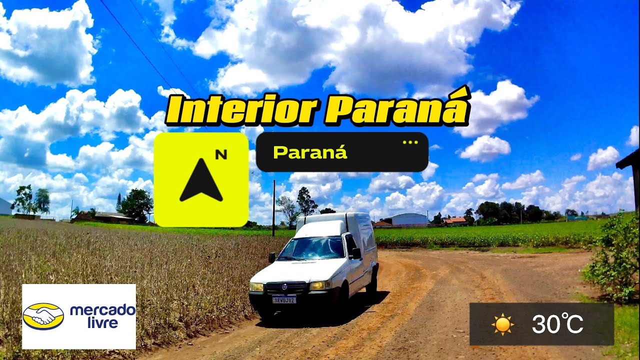 Como &eacute; Fazer Entregas Mercado Livre no Interior do PR | POV | Duas Cidades, S&iacute;tio e Muito Calor 📦☀️