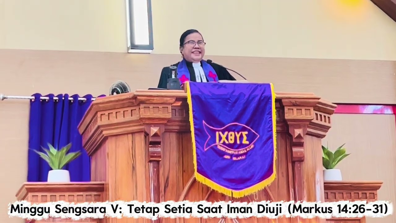 TETAP SETIA SAAT IMAN DI UJI (Markus 14:26-31)