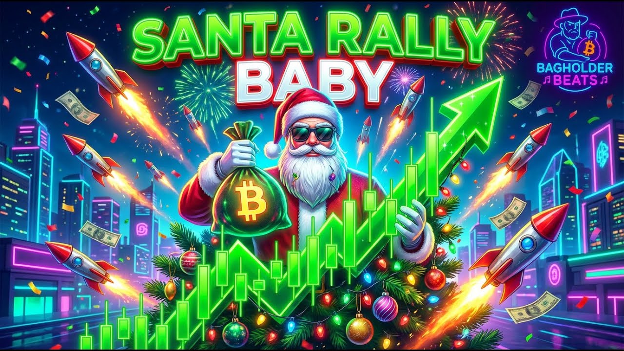 SANTA RALLY BABY &mdash; Crypto & Stock Market Christmas Pump Song 🎅📈
