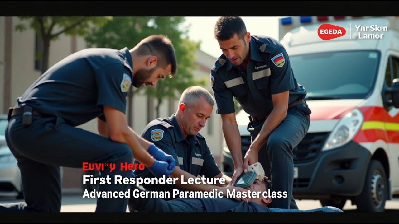 First Responder Lecture &ndash; Zero to Hero Advanced German Paramedic Masterclass | EGEDA 2025