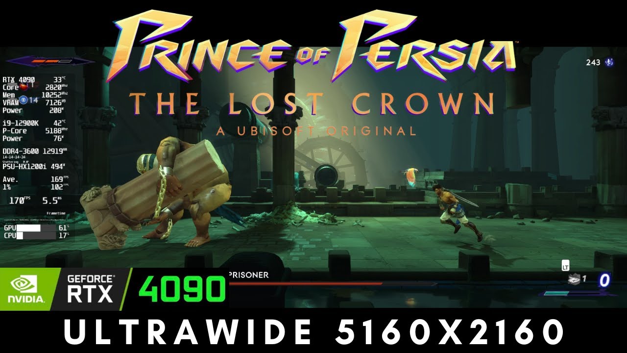 Prince of Persia: The Lost Crown | RTX 4090 4k Ultrawide 5160x2160