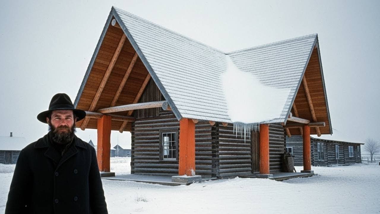 German Neighbors Laughed When He Build a Giant Roof Over His Cabin — Until −55°F Proved Him Right