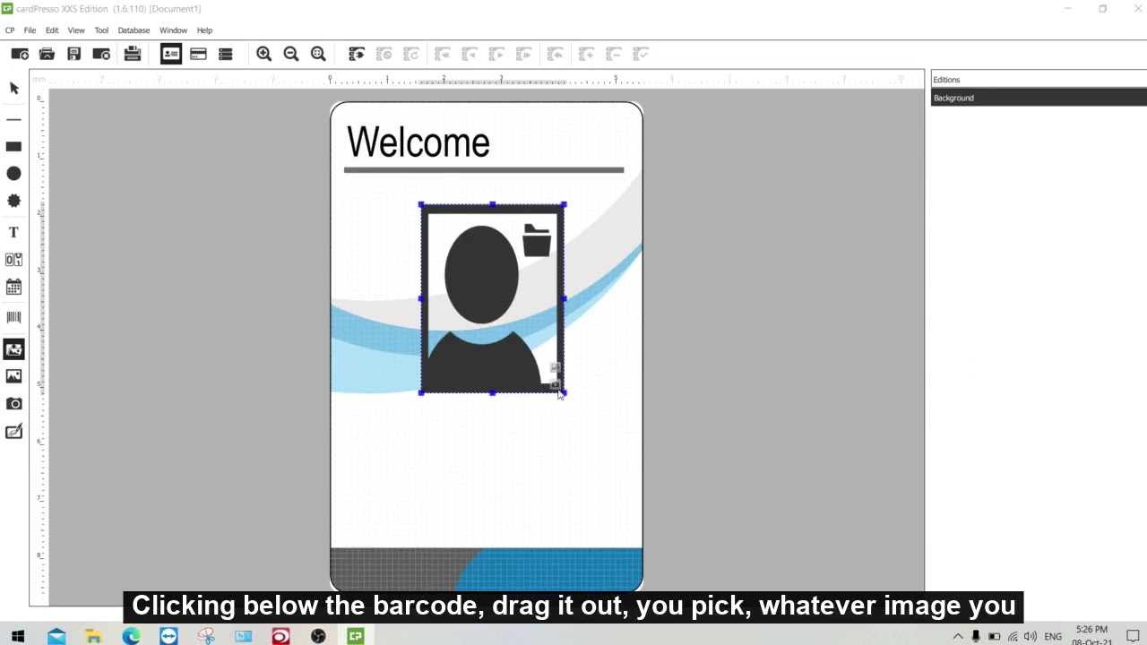 How to design card using cardPresso.