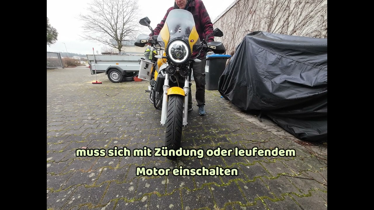 LED Scheinwerfer an der NTV 650 .... es werde Licht