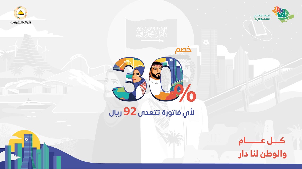 تصميم اعلان اليوم الوطني ( ادراج شكل داخل نص - وتحويل صورة من الألوان للرمادي )