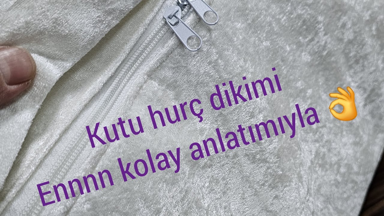 Kutu hurç nasıl dikilir daha kolay uygulama ve dikiş tekniği anlatımı olamazdı izleyin göreceksiniz😉