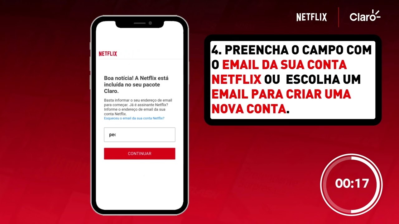 Ativação Netflix – Cliente Móvel | Claro