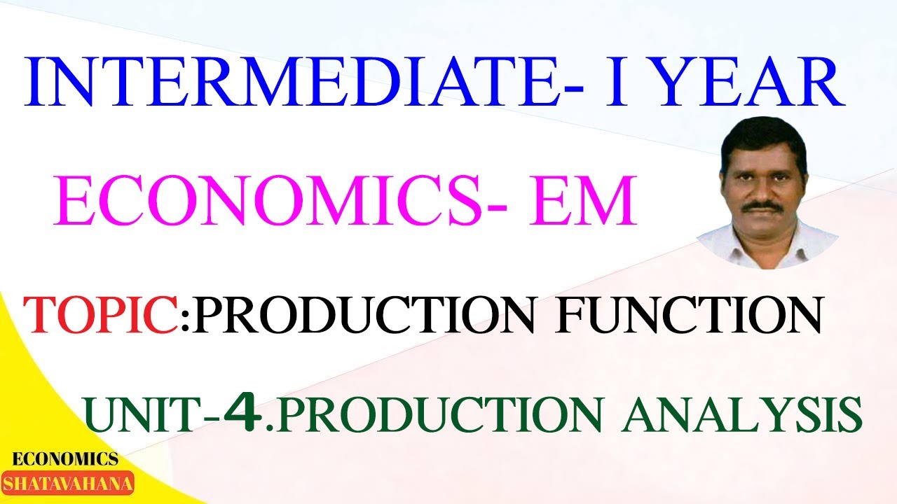production function  || production analysis  || theory of production  || english ||economics