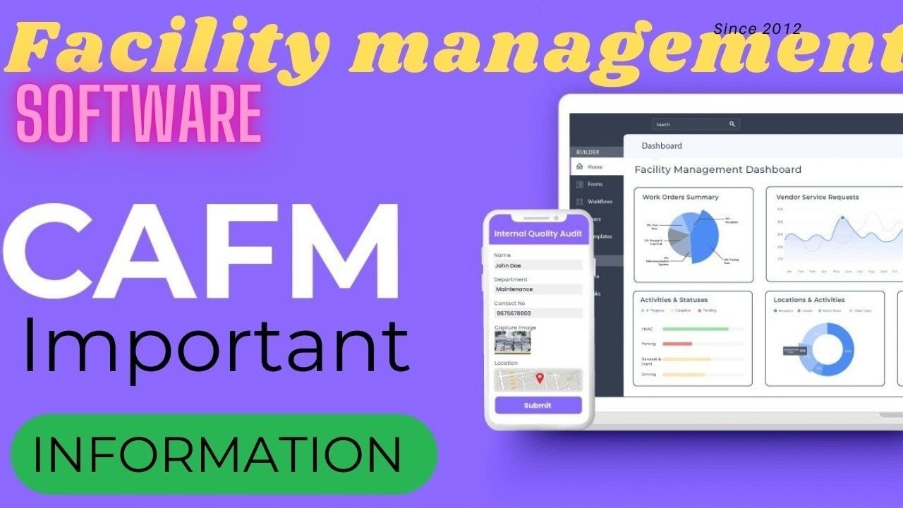 CAFM Software || Facility management || Very important & Trending topic ||Complete Basic information