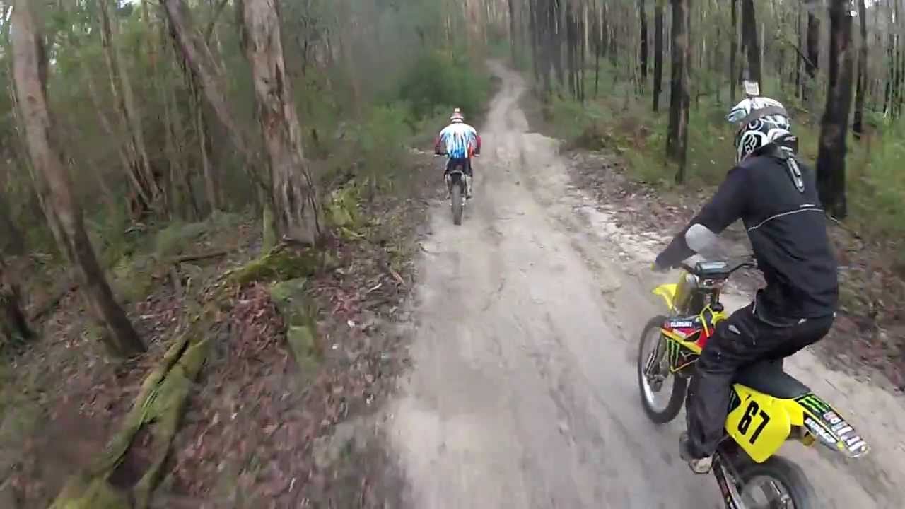 Dirt Bike, Trail Riding Neerim South Victoria Australia Part 1