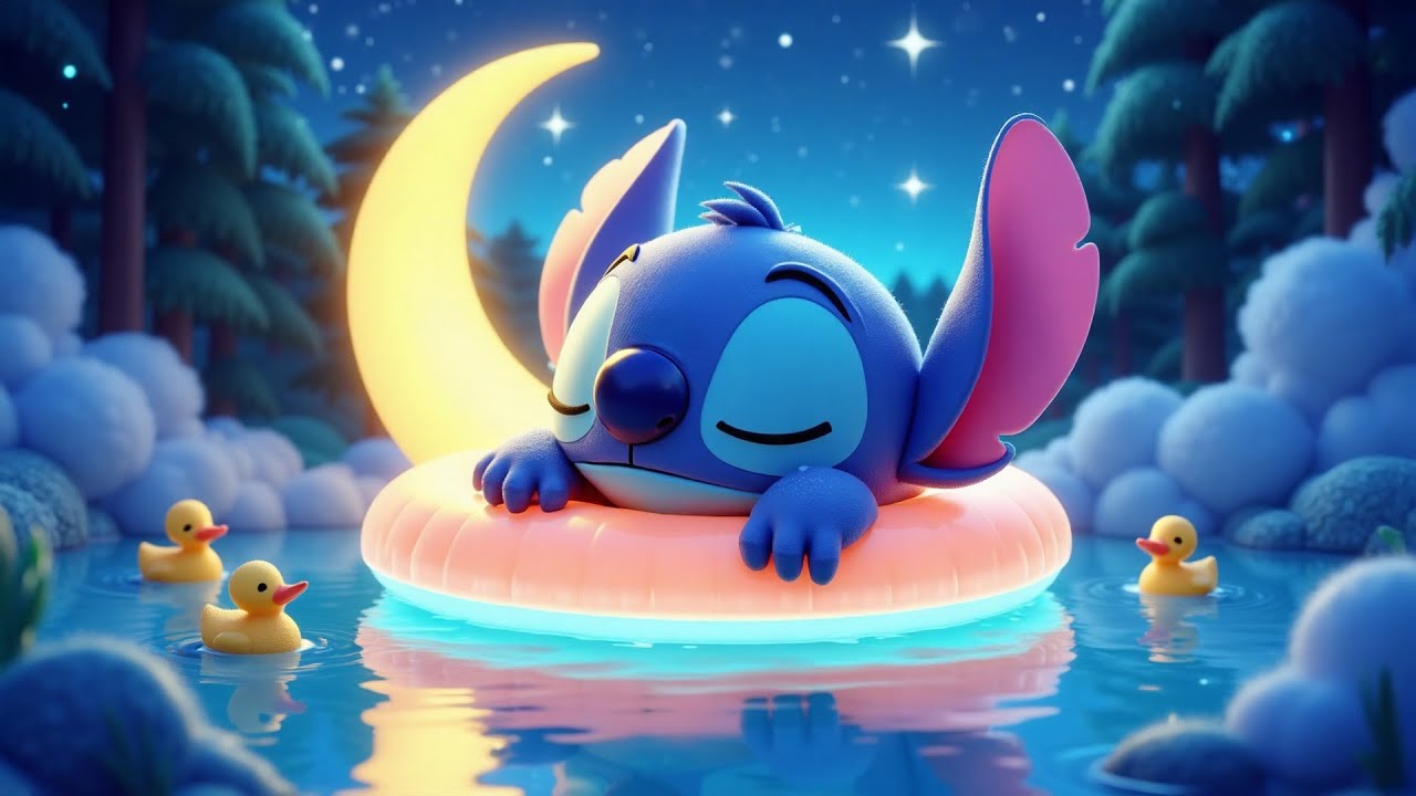 Достигните глубокого сна всего за 4 минуты с помощью STITCH 💤 Успокаивающая музыка для расслаблен...