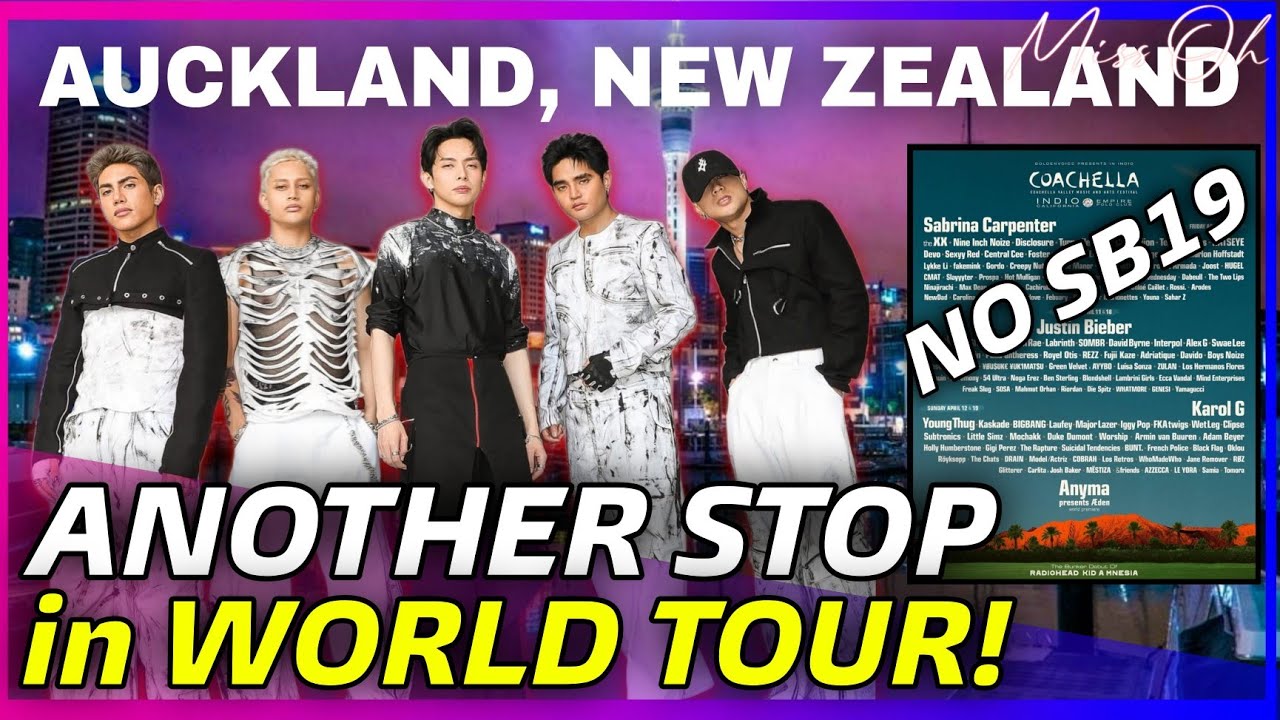 SB19 REVEALS NEW ZEALAND Concert/ Coachella 2026, no SB19 yet!
