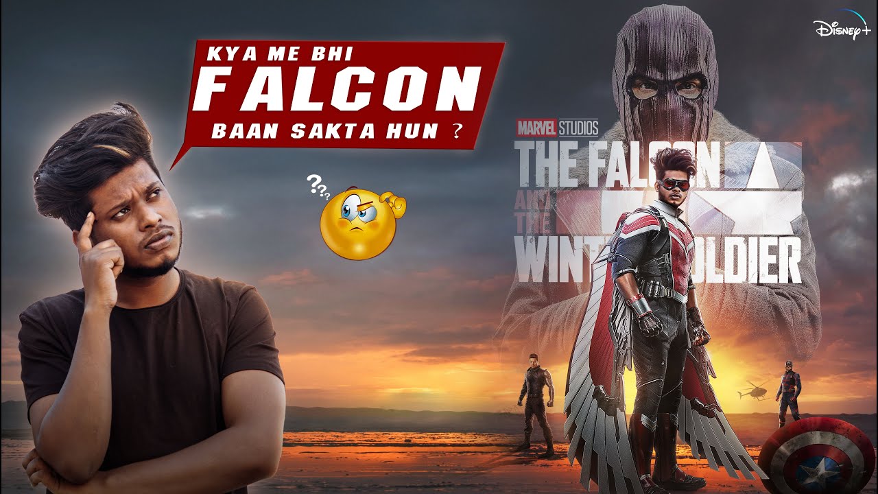 Marvel Falcon Photoshop Tutorial | How To Turn Your Self Into The Falcon | Photoshop Manipulation