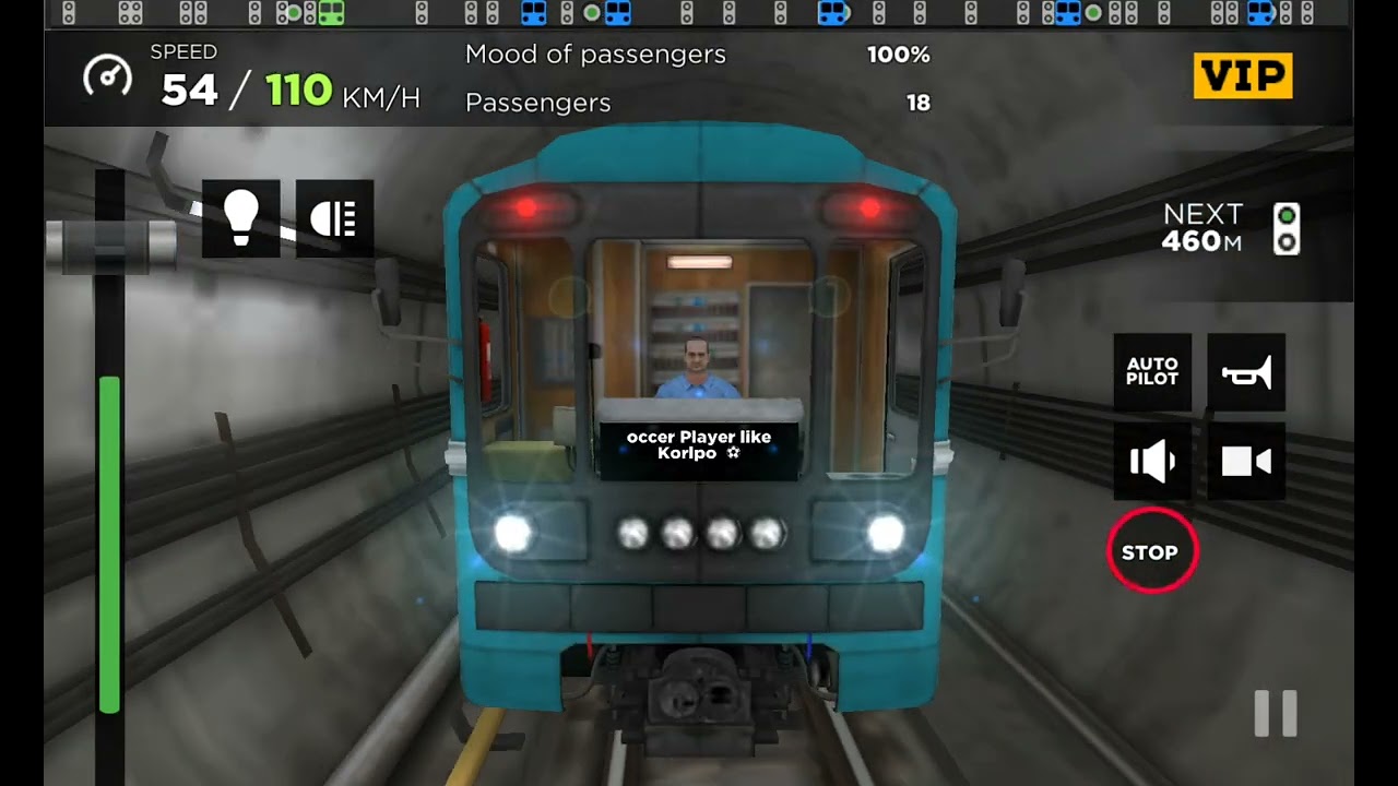 Subway simulator 3D Mission Level 1 to 3 Cab ride Central line