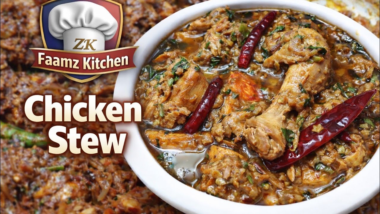 Easy Chicken Stew Recipe | Classic Chicken Stew Recipe | Delicious Comfort Food🍲 | One Pot Dinner