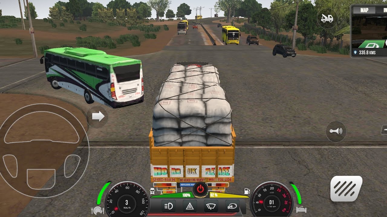 Indian truck driving Game 🇮🇳 | Cargo Delivery Simulator truck 🚛🚛 #video #game #videogame #bus#truck 