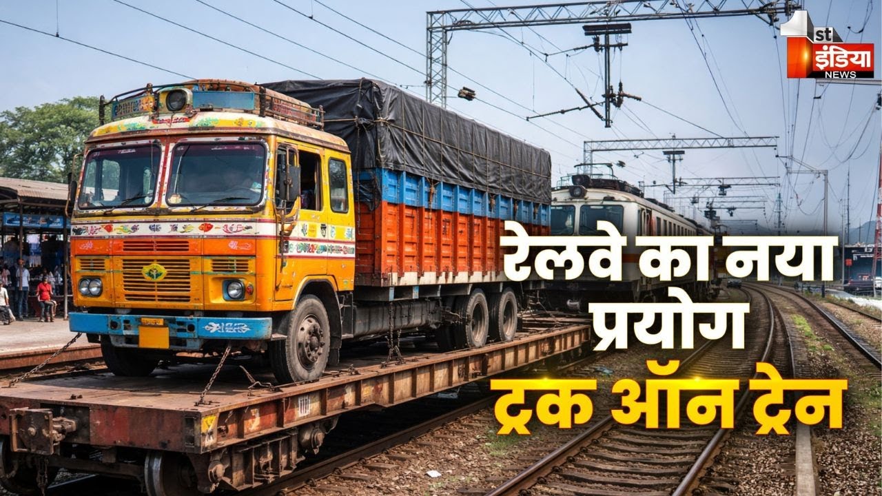 रेलवे का नया प्रयोग- 'ट्रक ऑन ट्रेन'...सभी रेलवे जोन में शुरू हुआ TOT सिस्टम | Exclusive