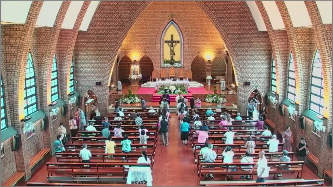พิธีมิสซาผู้สูงอายุเดินรูป 14 สถาน
