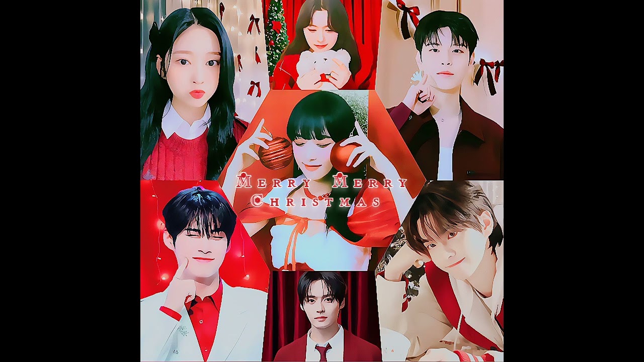 Merry Merry Christmas - Yena×hanbin×shinyu×chanelle×Minju×leeknow×seungmin #kpop #specialchristmas 