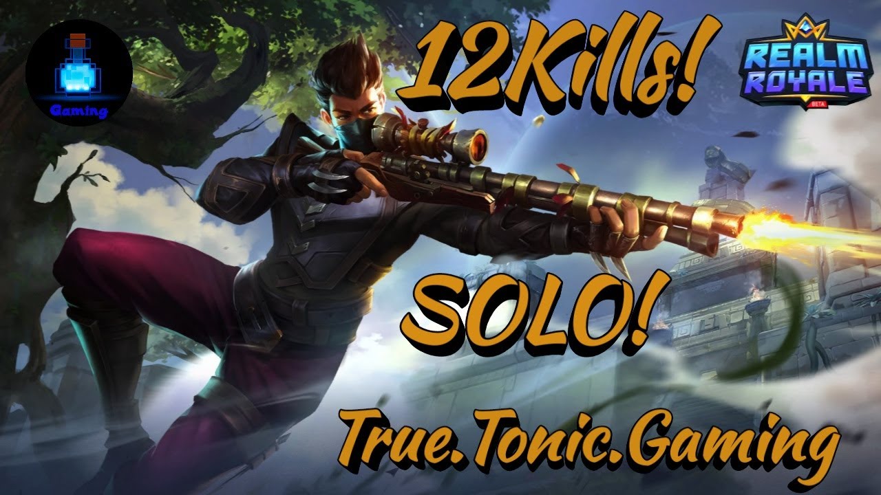 Realm Royale High kill Game! (12 kills solo)