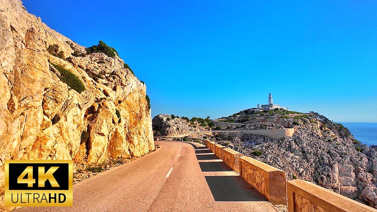 Cap de Formentor, Spain Scenic Drive - 4K Driving Adventure