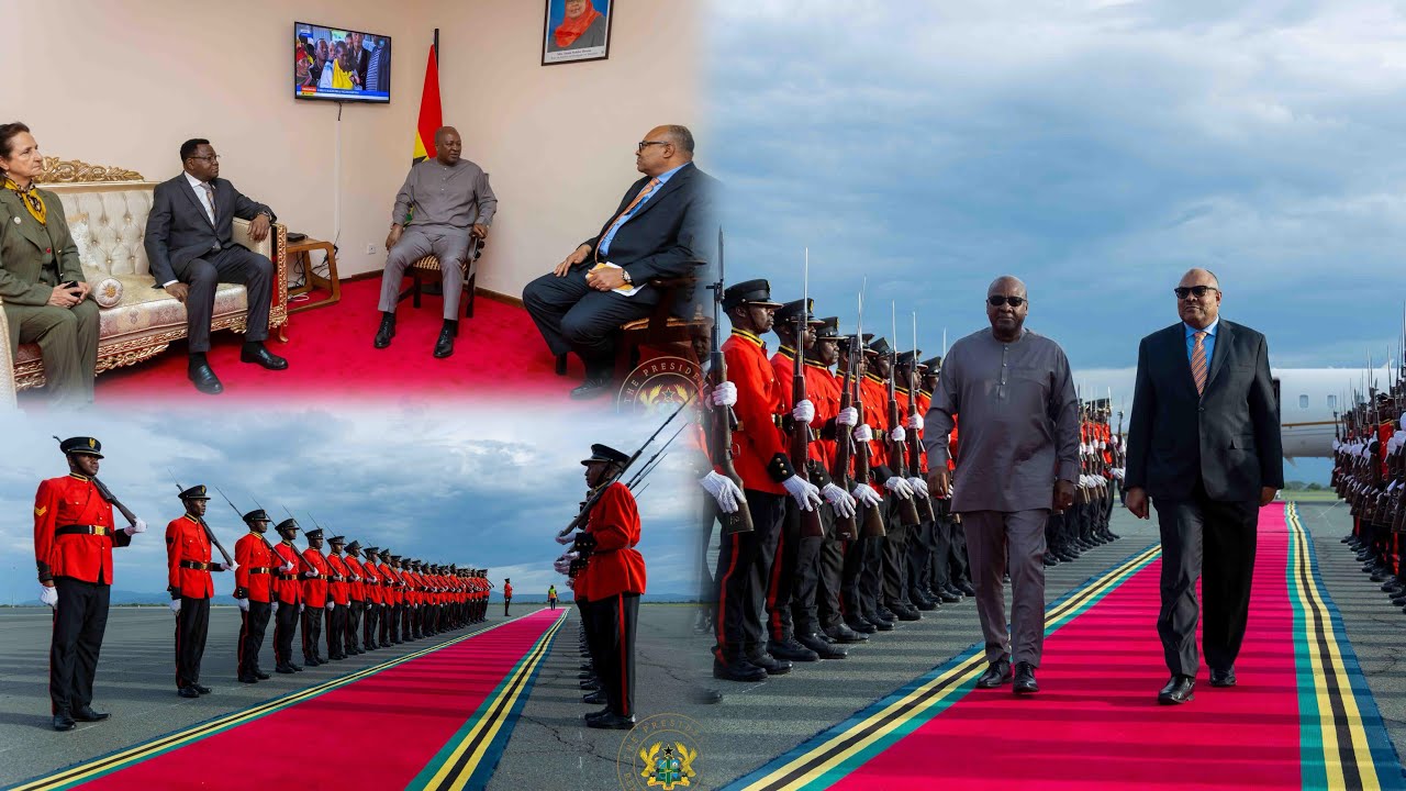 Prez. Mahama arrives in Tanzania for the 20th anniversary of AU court 