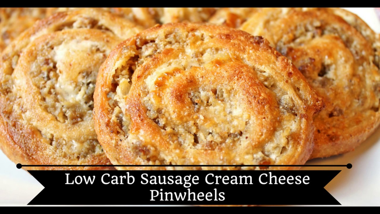Sausage Cream Cheese Pinwheels, Low Carb & THM 
