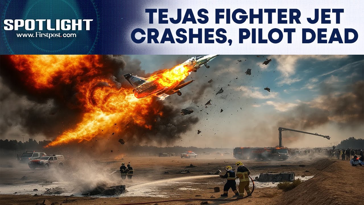 Истребитель Tejas ВВС Индии разбился во время авиашоу в Дубае, пилот погиб | В центре внимания | ...