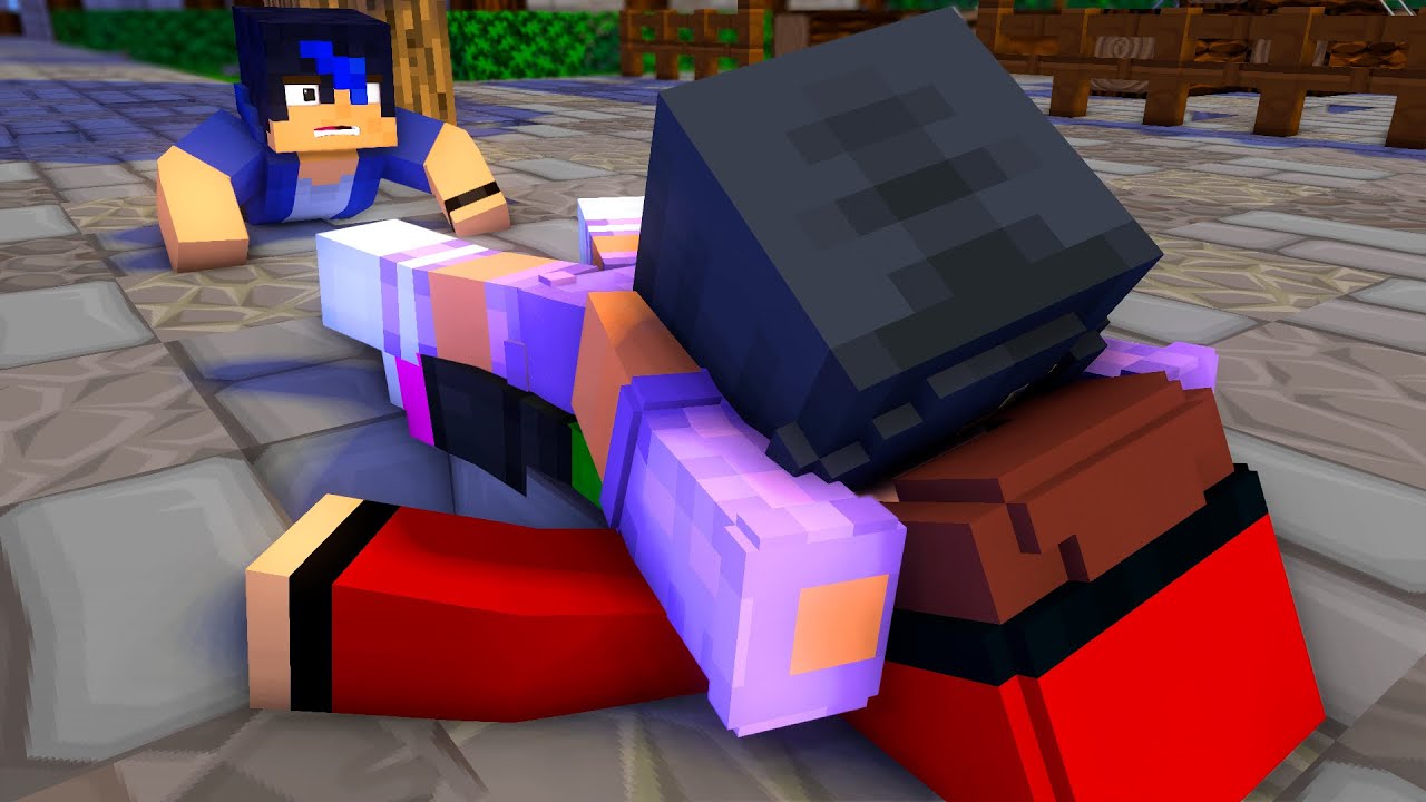 JJ *maizen* KISS Aphmau | CHICKEN WINGS MEME | FIRST MEET MEME  😱 - Minecraft Animation