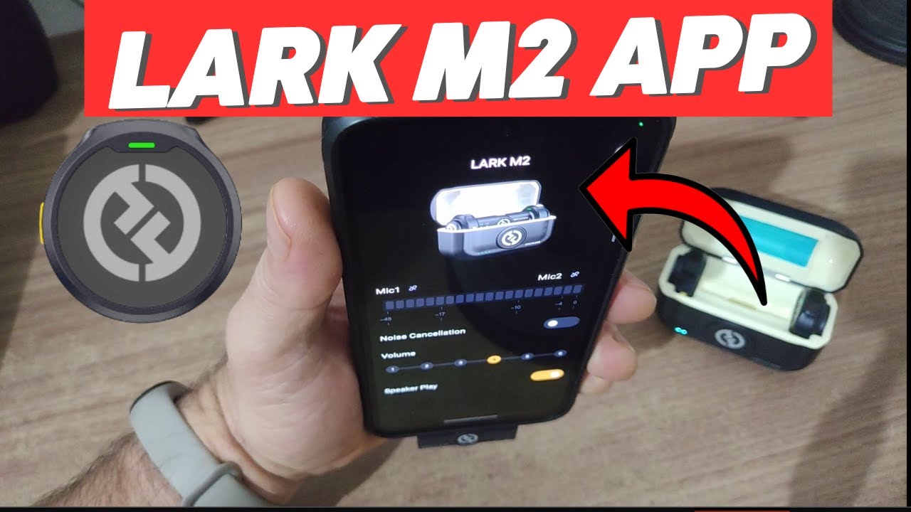 Como usar o Lark M2 Hollyland no APP larksound