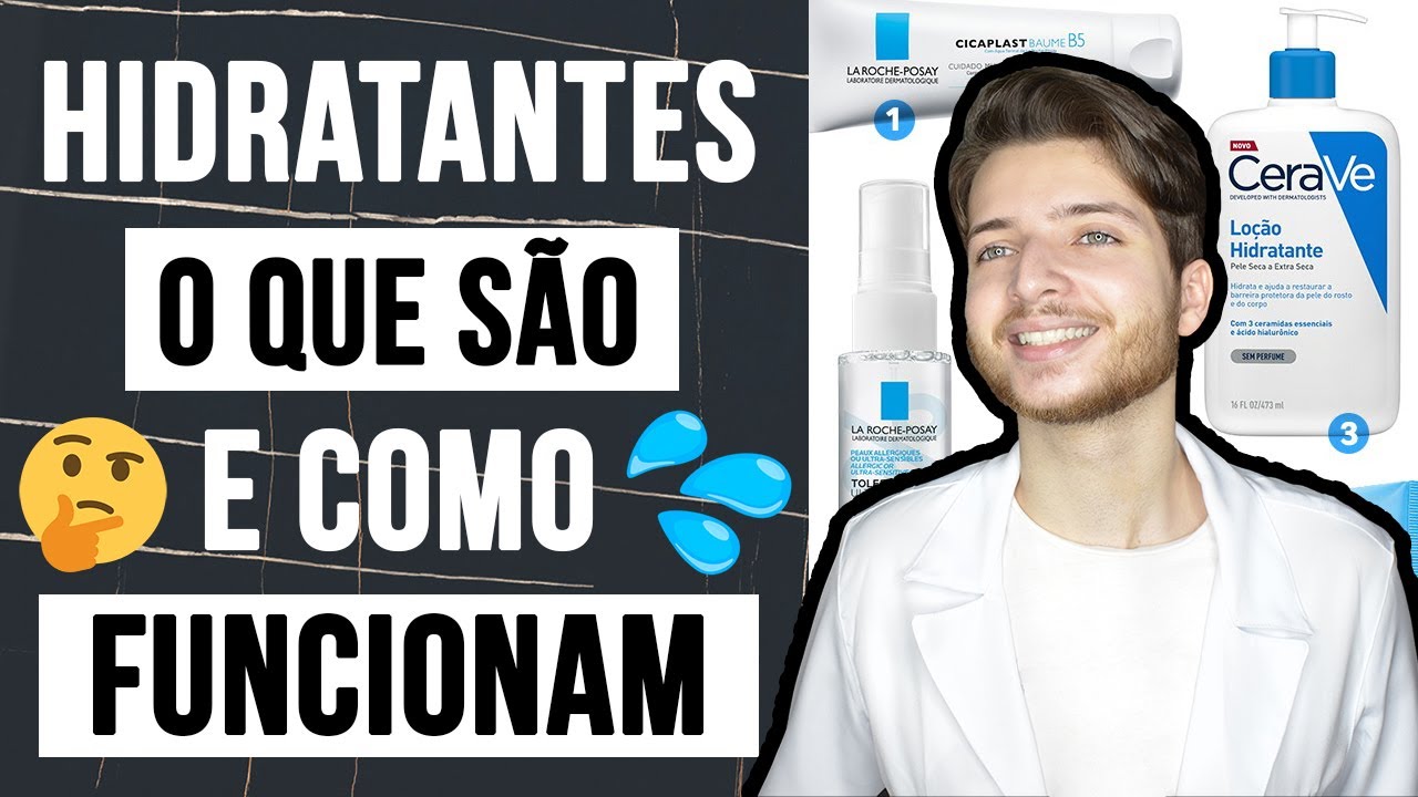 💦TUDO Sobre Creme Hidratante: Oclusivos, Umectantes e Emolientes