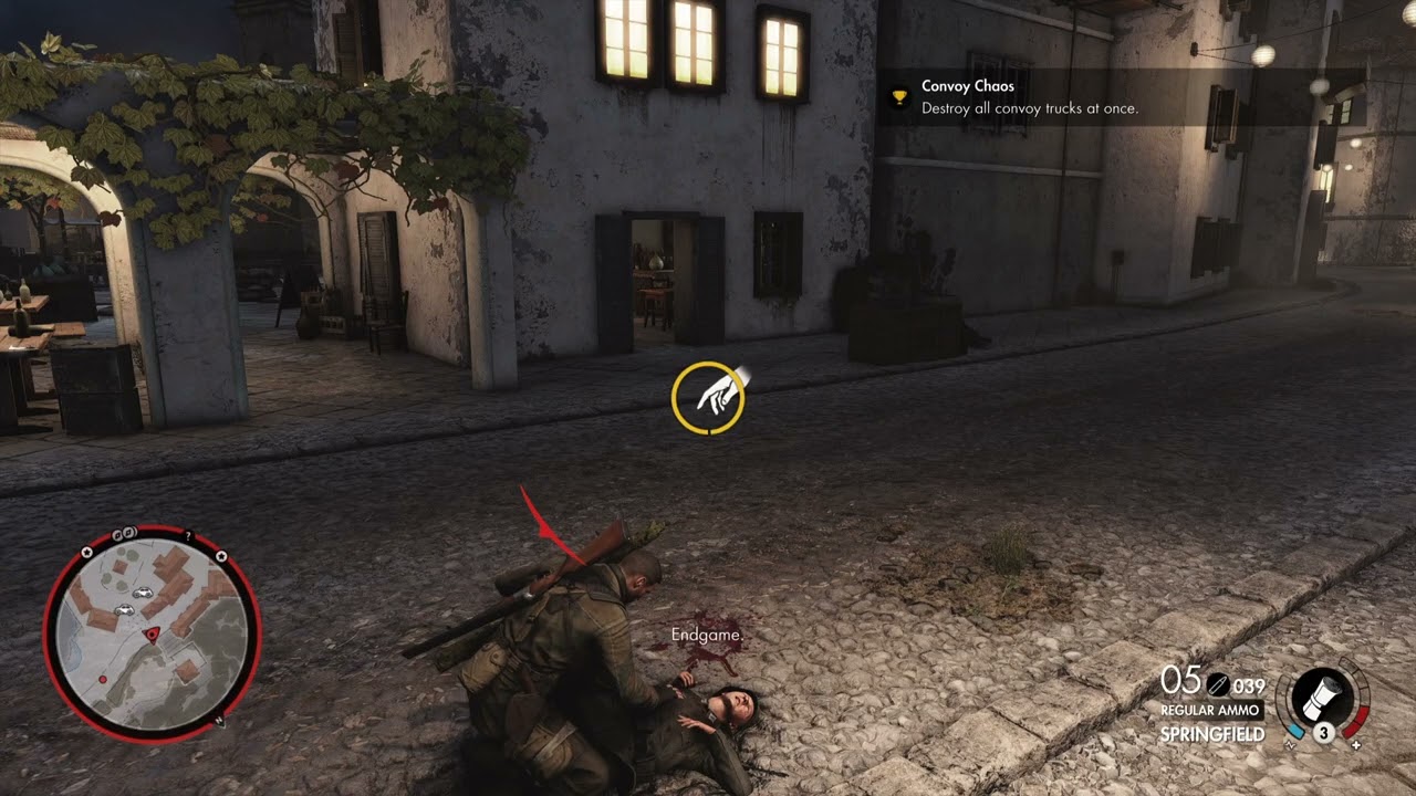 Sniper Elite 4 Giovi Fiorini Mansion Convoy Chaos challenge