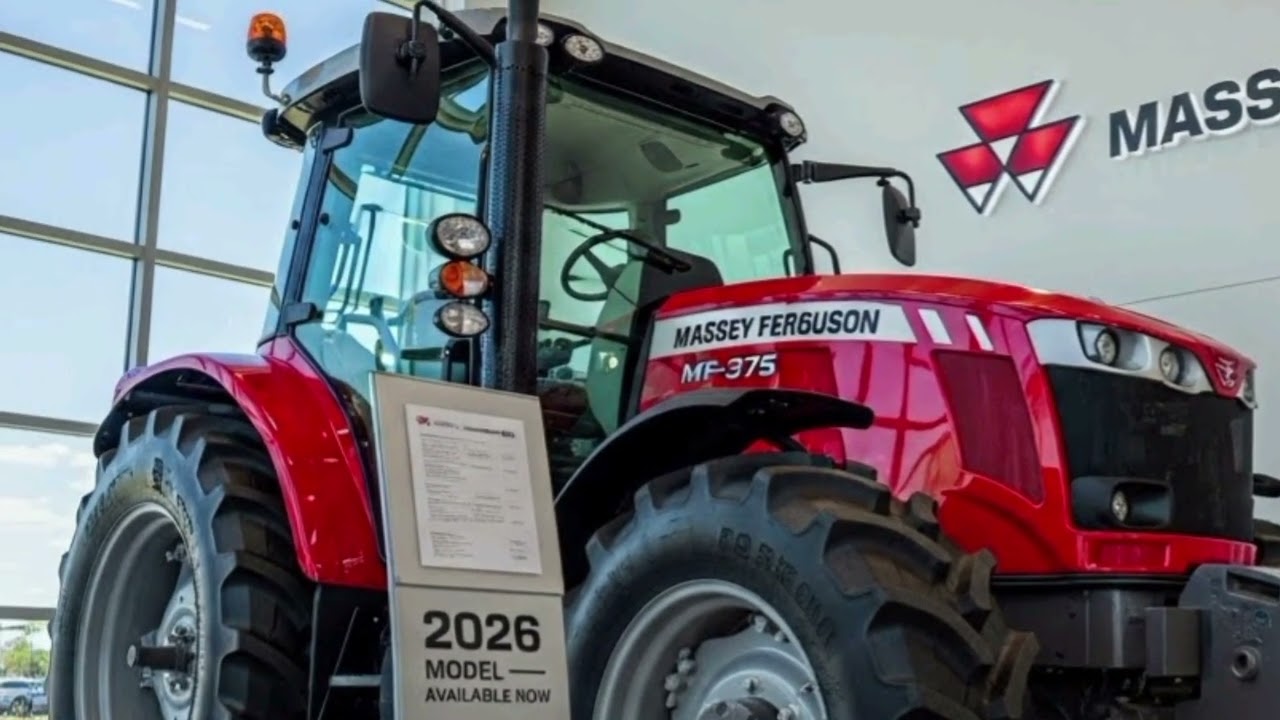 2026 Massey Ferguson MF-375 4WD SHOCKS Farmers! New Power, Better Mileage & Price Revealed
