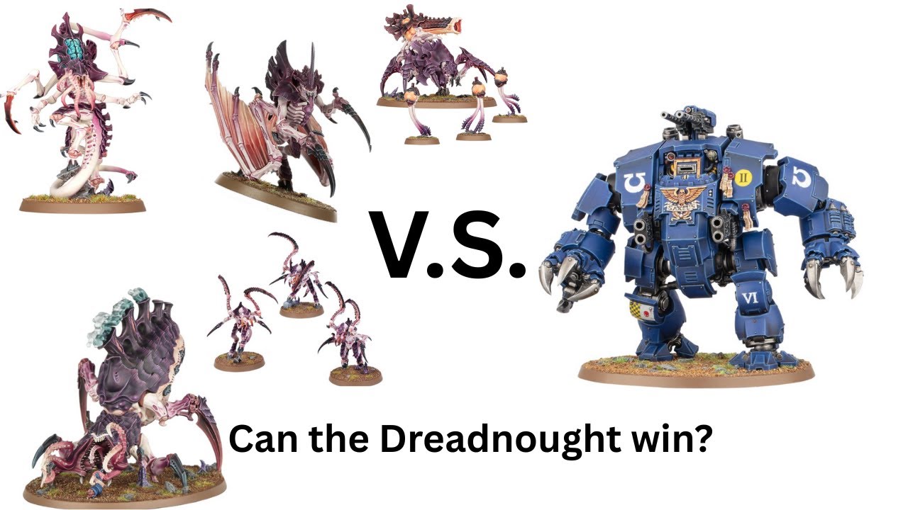 Brutalis dreadnaught V.S. a Tyranids splinter fleet  #40k #warhammer 