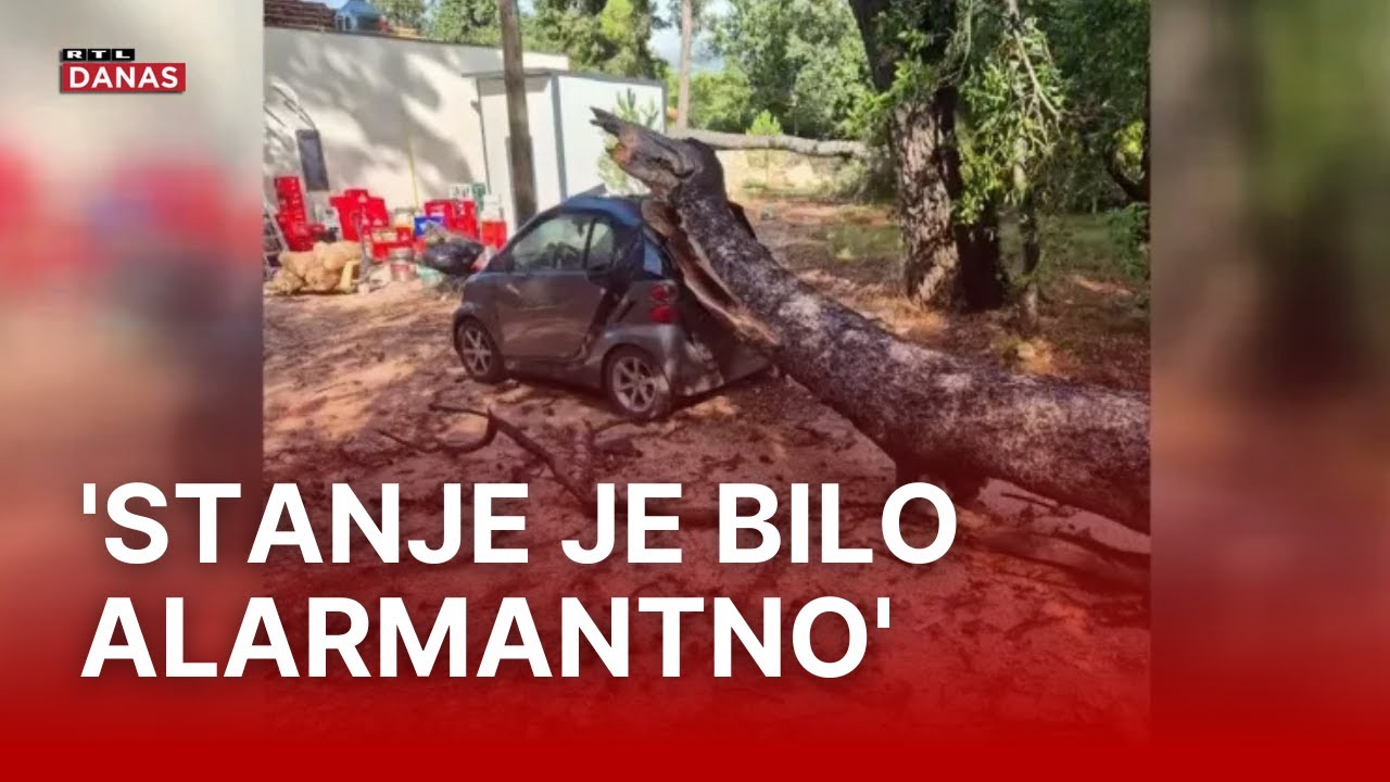 Kaos zbog nevremena diljem Hrvatske: Narančasto upozorenje ostaje na snazi | RTL Danas