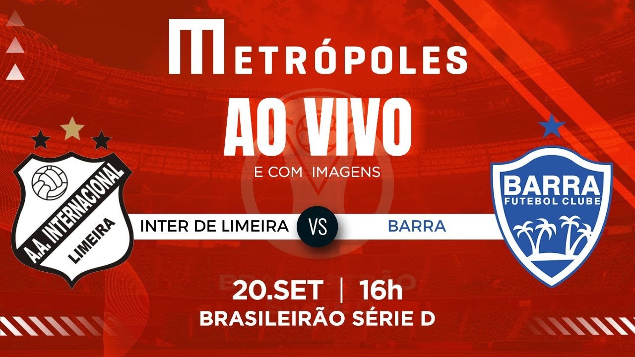 S&Eacute;RIE D JOGO COMPLETO: INTER DE LIMEIRA-SP X BARRA-SC - 20/9/25